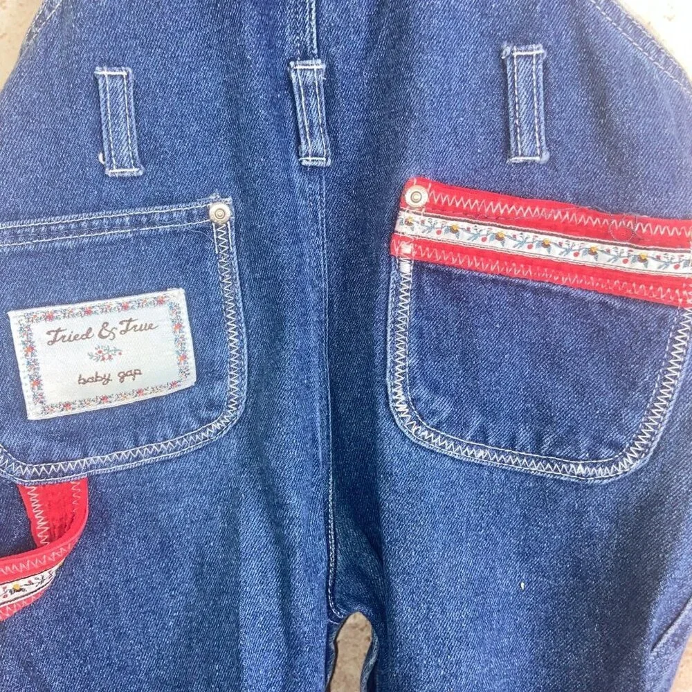 Vintage 90s Baby Gap Overalls Size 12-18 months